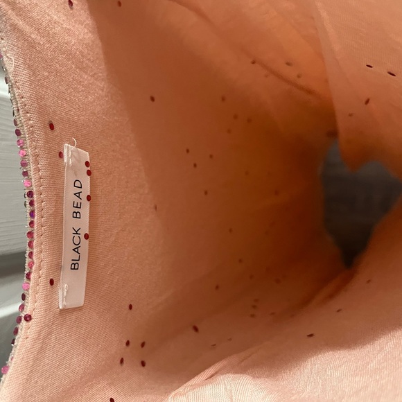 Pink Sequin Form Fitting Mini Dress - Picture 9 of 9